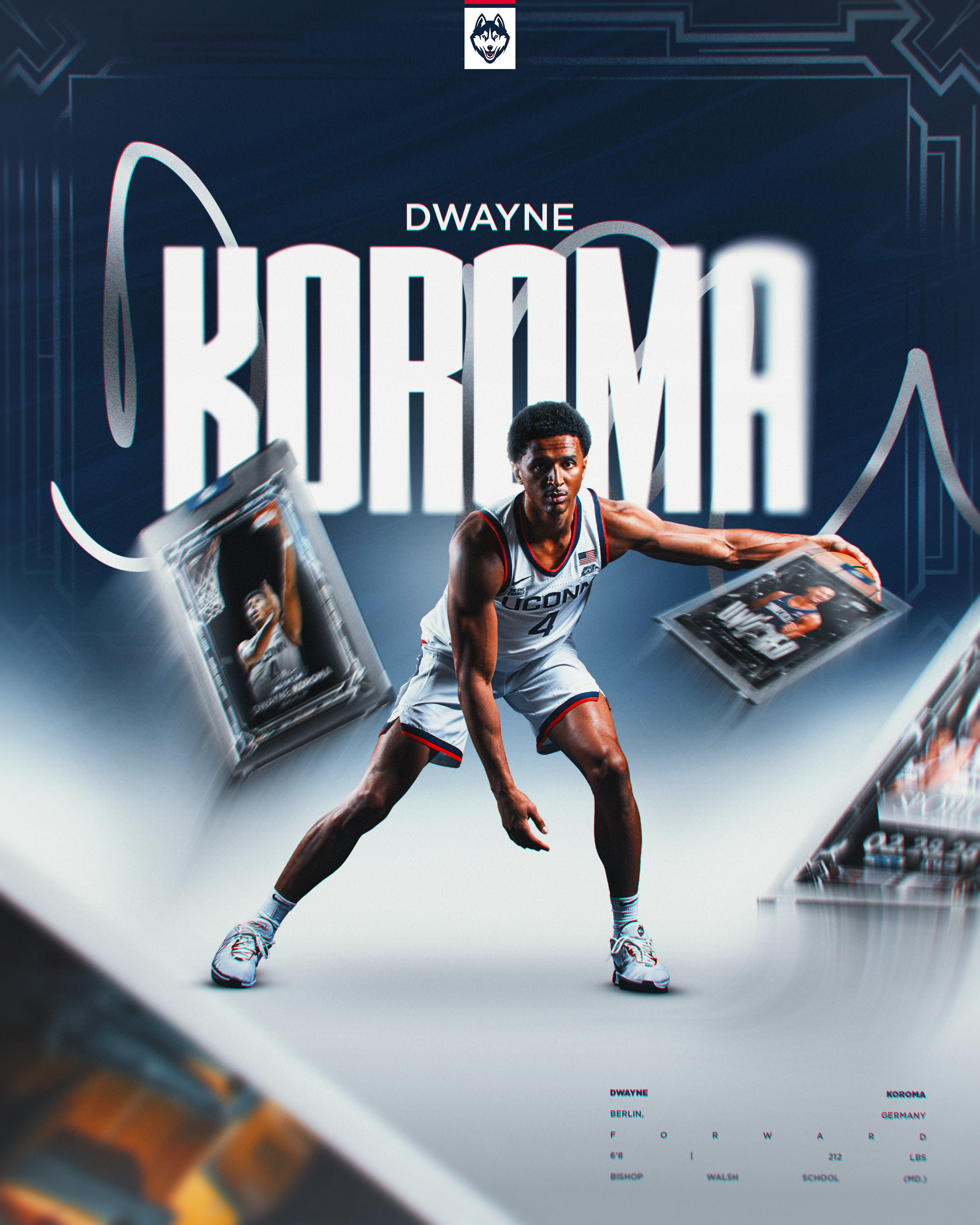 Pregame Player Spotlight Graphic // Dwayne Koroma